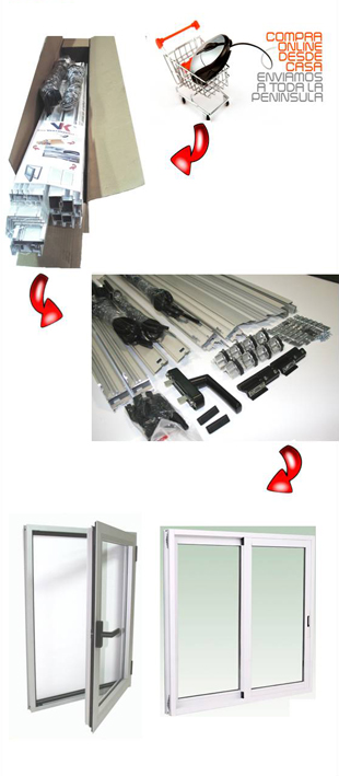 ventanas de aluminio Correderas y practicables